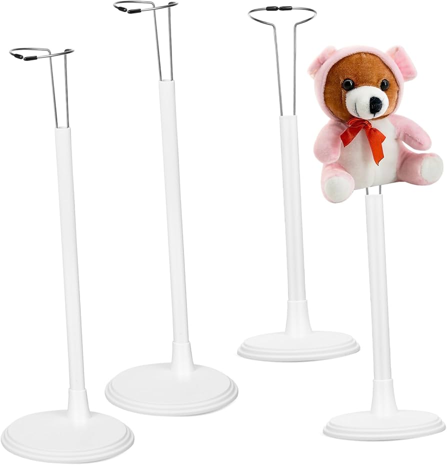 Amazon.co.jp: WOONEKY 4個ドールスタンド 縦型 アクション