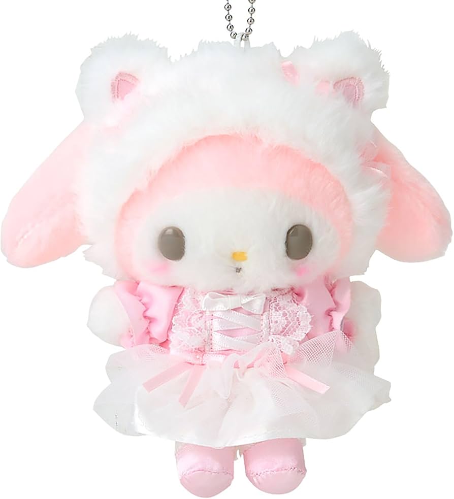 Amazon.co.jp: サンリオ(SANRIO) マスコットホルダー（白猫バレリーナ