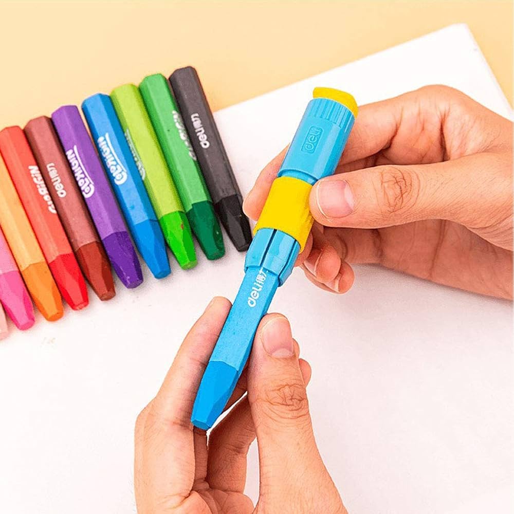 Amazon.co.jp: クレヨン 36色セット クレヨンクリップ付き 幼稚園児用