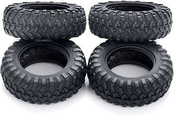 Amazon | TRZX 4個 ラバーRCタイヤ 42mm 1/18スケール用 京商ジムニー