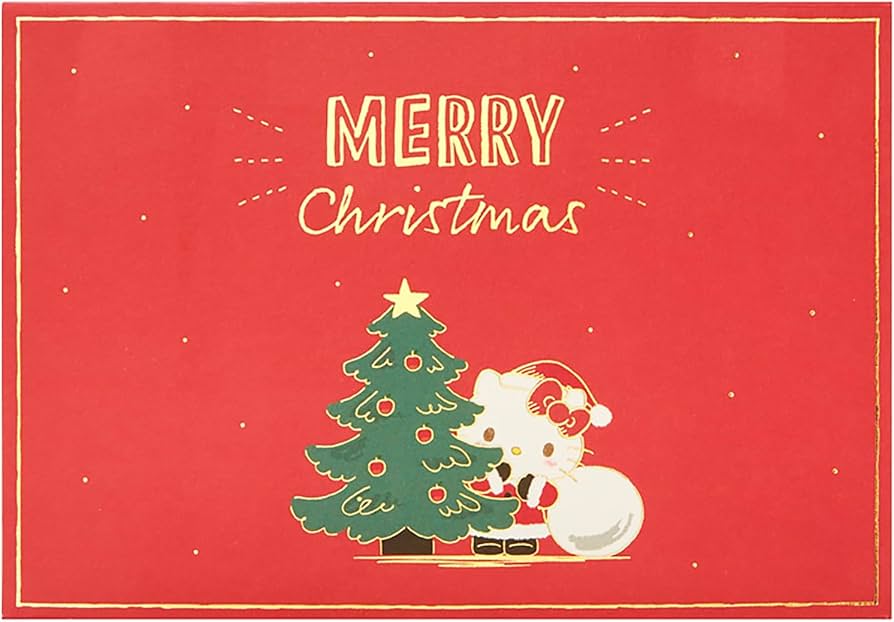 Amazon.co.jp: サンリオ クリスマスカード メッセージカード ハロー