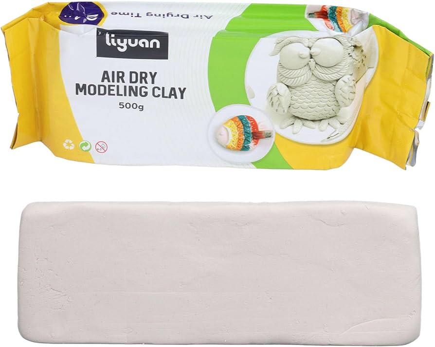 Amazon.co.jp: 空気硬化モデリング粘土、500g DIY 自然乾燥、光沢の