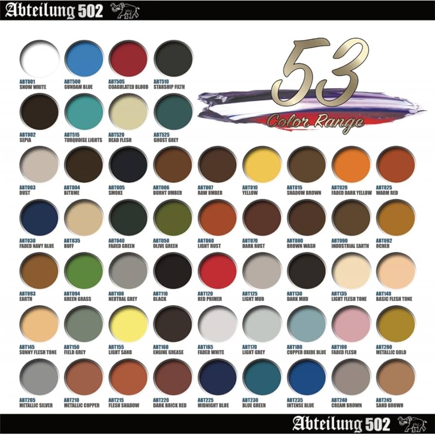 Amazon.com: ABTEILUNG 502 Model Kit, 20ml, Cream Brown : Arts