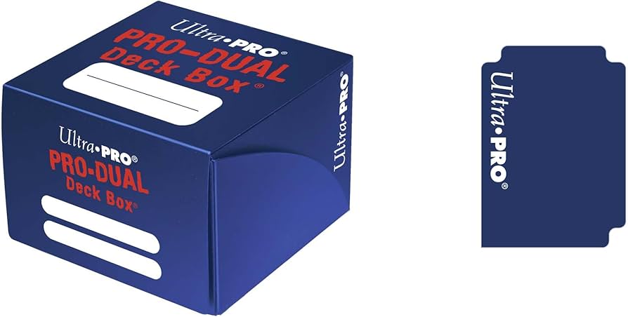 Amazon | ウルトラプロ デュアルデッキボックス 大型(180枚用)/青