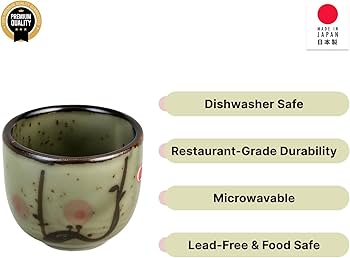 Amazon.com | JapanBargain, Set of 4 Japanese Porcelain Sake Cups