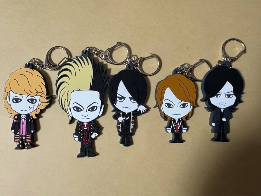 Amazon.co.jp: BUCK-TICK ラバーキーホルダー 5人セット 櫻井敦司 今井