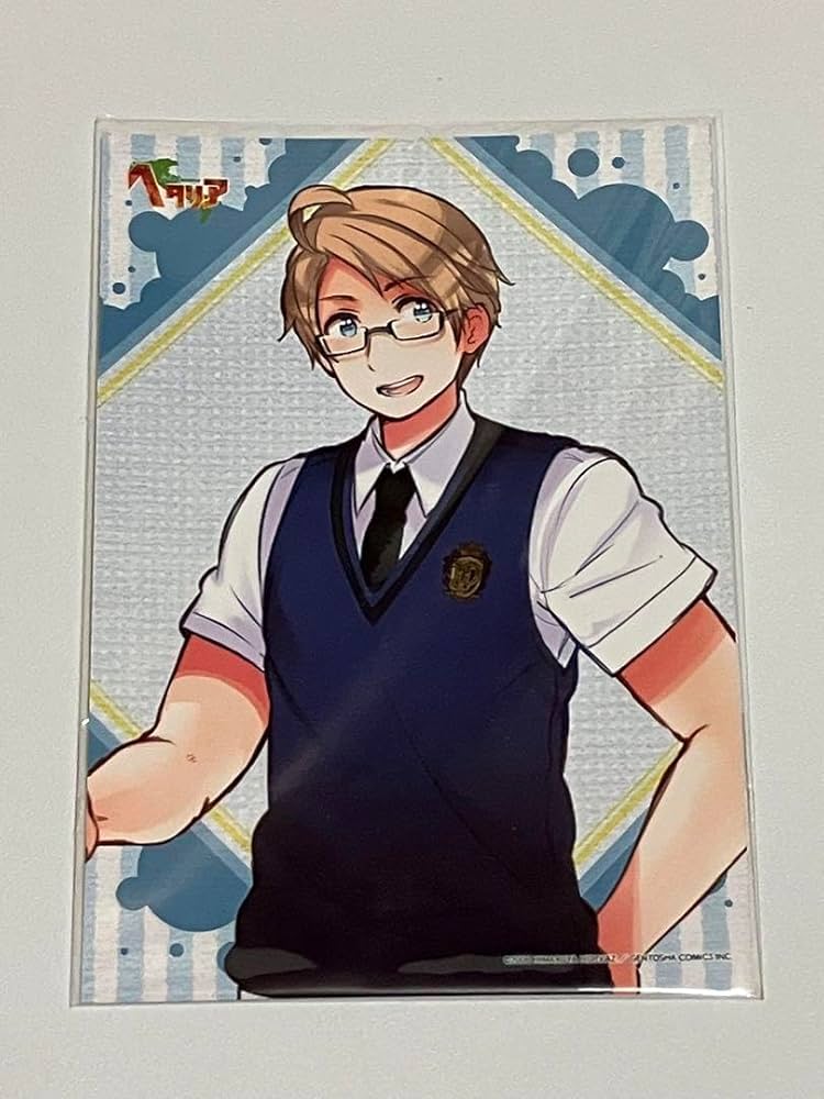 Amazon.co.jp: ヘタリア ブロマイド アメリカ L版 学園ヘタリア