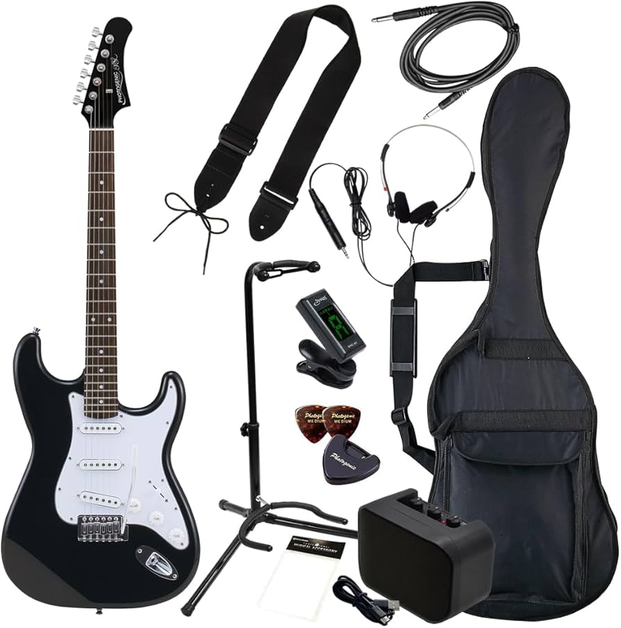 Amazon.co.jp: PhotoGenic エレキギター 初心者入門 ビギナーセット