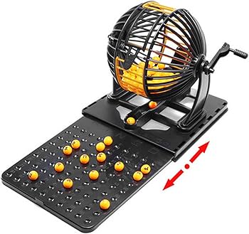 Amazon | Fenteer ビンゴロトゲーム、ビンゴマシンおもちゃ