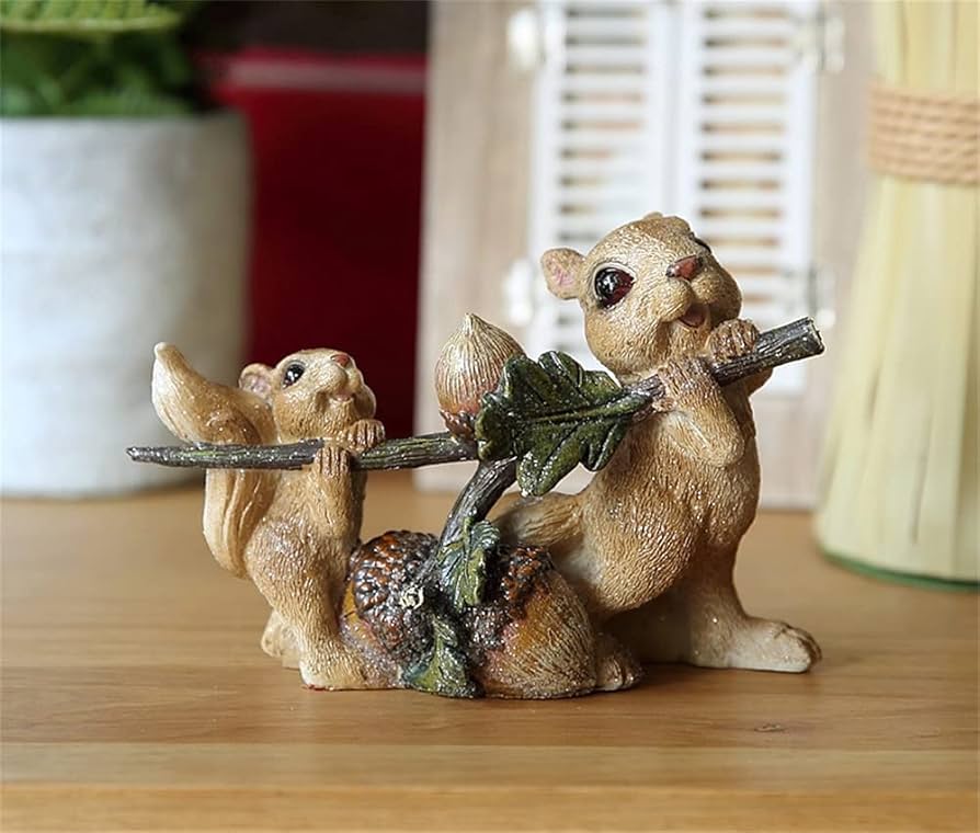 Amazon.co.jp: ガーデンオーナメント リス 置物 Fmtop-JP おしゃれ