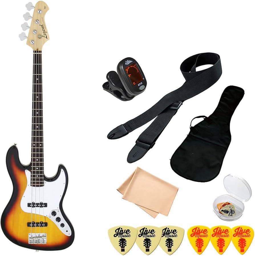 legendジャズベースタイプ珍しいヘッドブラック➕スタートセット 楽天