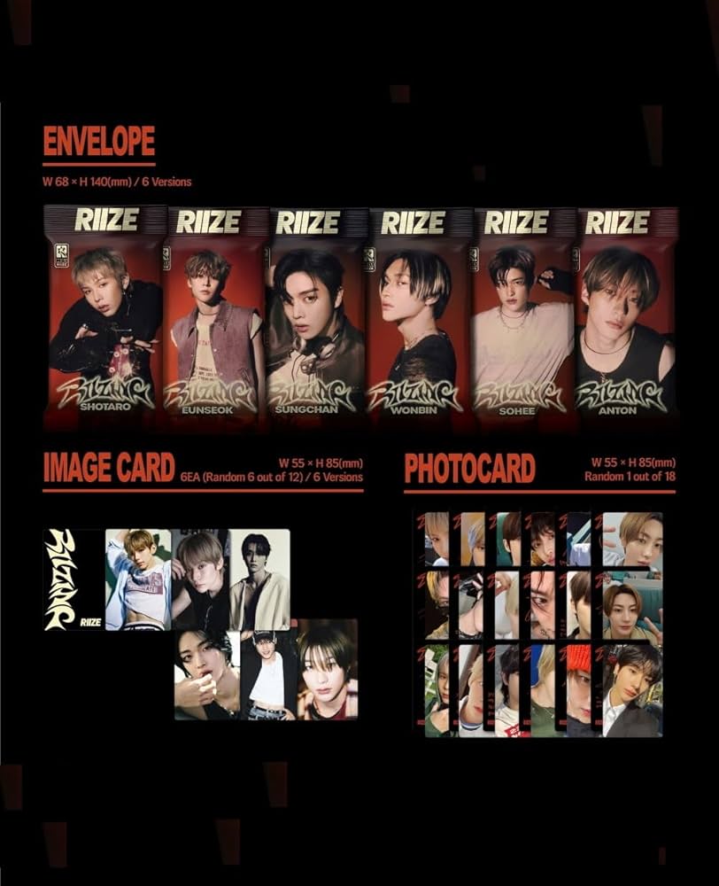 Amazon｜ライズ RIIZE - 1st Mini Album Riizing Photo Pack version