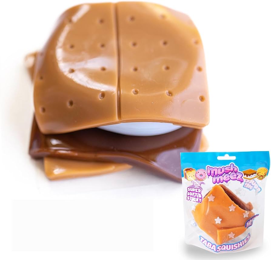 Amazon.co.jp: MushMeez Taba Squishy - S'More(ジャンボ)ラージ、3.5