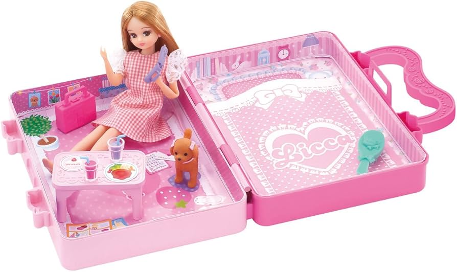 Amazon.co.jp: リカちゃん ドール おへやバッグセット : おもちゃ