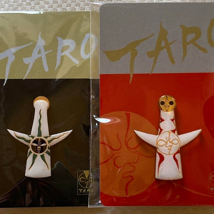 Amazon.co.jp: 太陽の塔 ピンバッジ 2個セット 岡本太郎展 Taroman