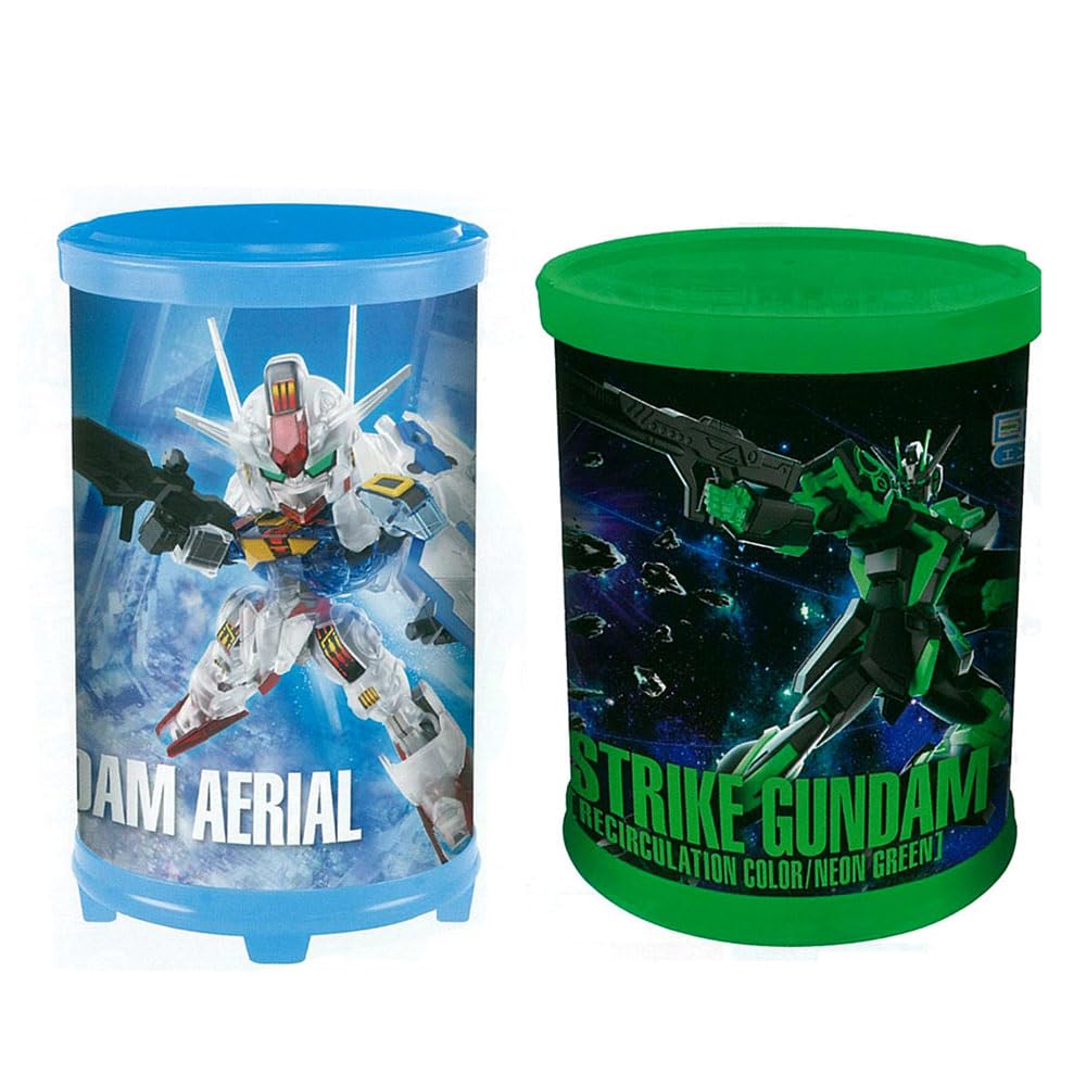 Amazon.co.jp: 174004-5set ガンプラ入りラウンドBOX2種セット お菓子