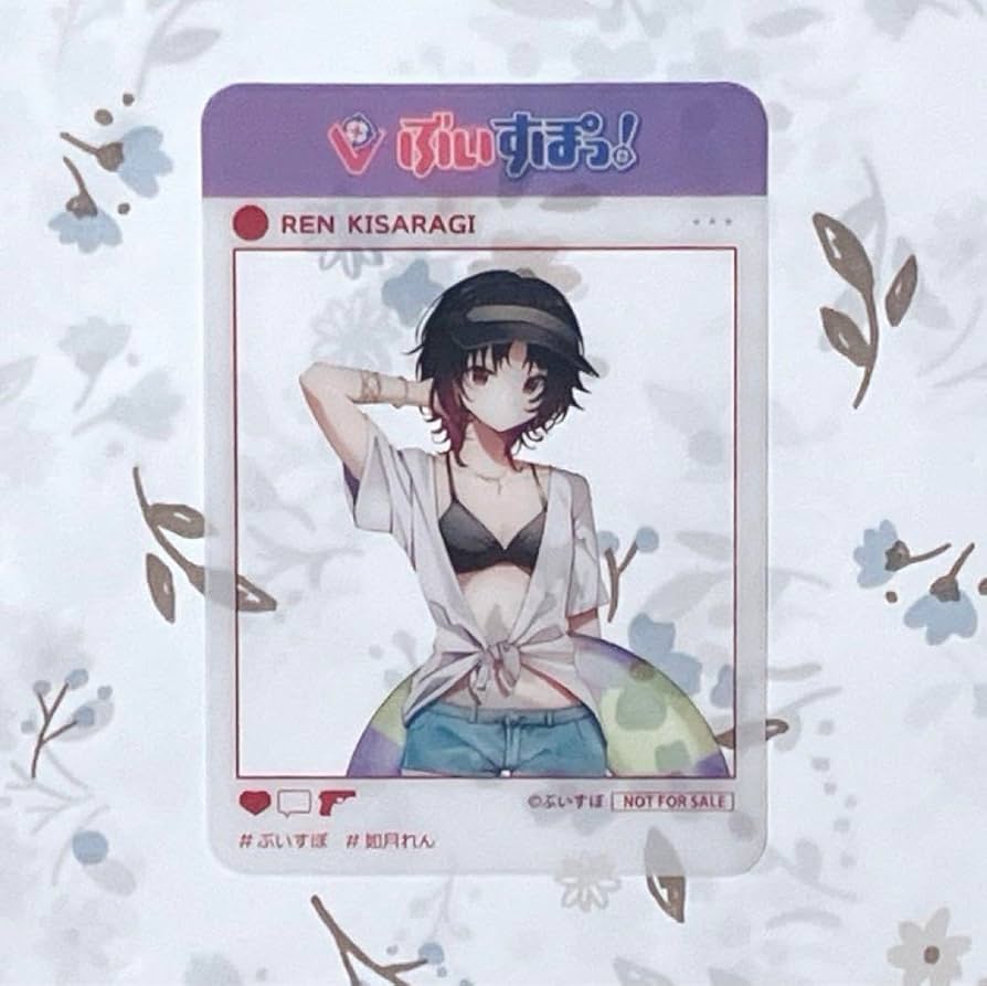 Amazon.co.jp: ぶいすぽ グッズ コトブキヤ特典 クリアカード 如月れん