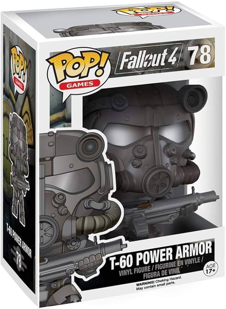 Amazon.com: Funko Pop Games: Fallout 4-T-60 Power Armor Action