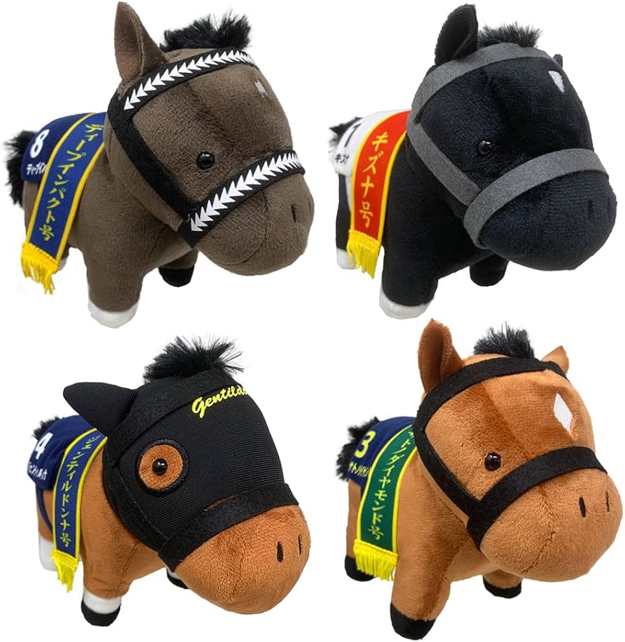 Amazon.co.jp: サラブレッド コレクション ぬいぐるみ 5 全4種セット