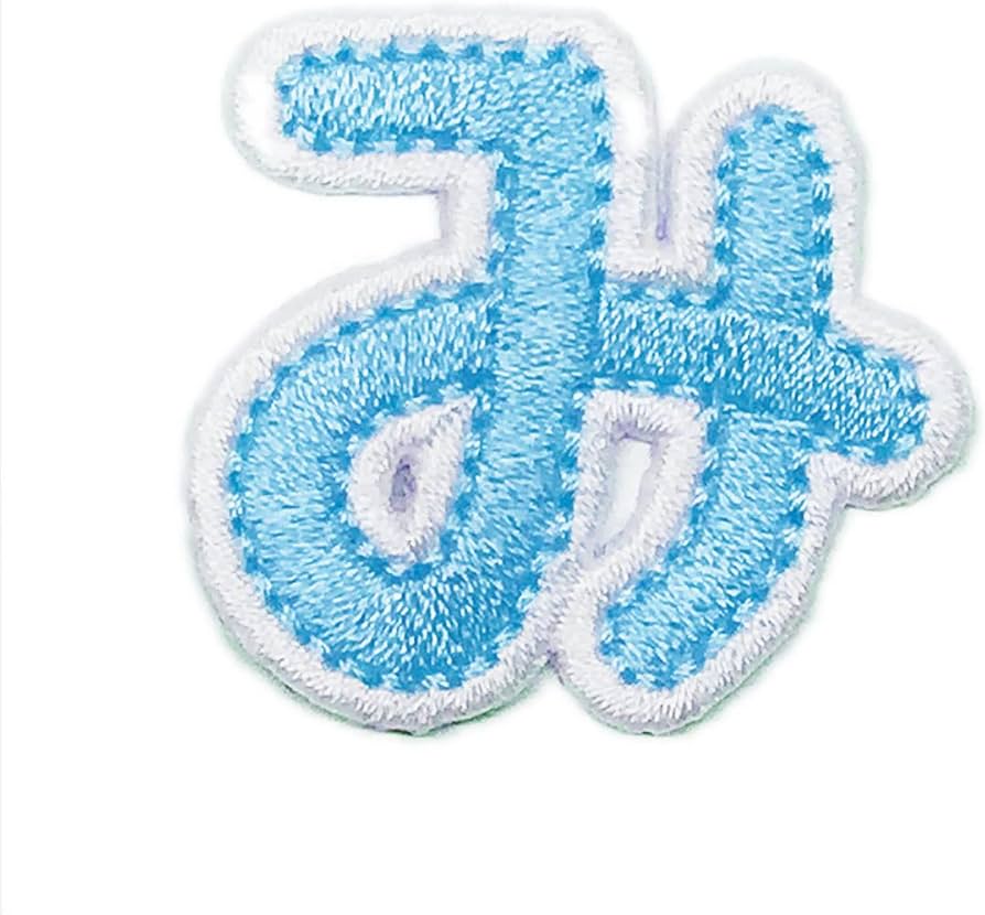 Amazon.co.jp: [刺繍アトリエ] お名前ワッペン ひらがな 総刺繍