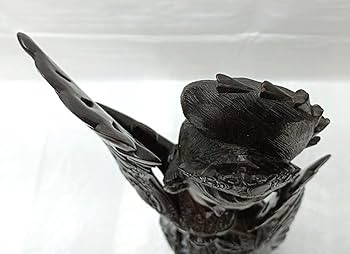 Amazon.co.jp: バリ島縞黒檀製木彫り女神舞踊彫刻置物高さ53cm極上品