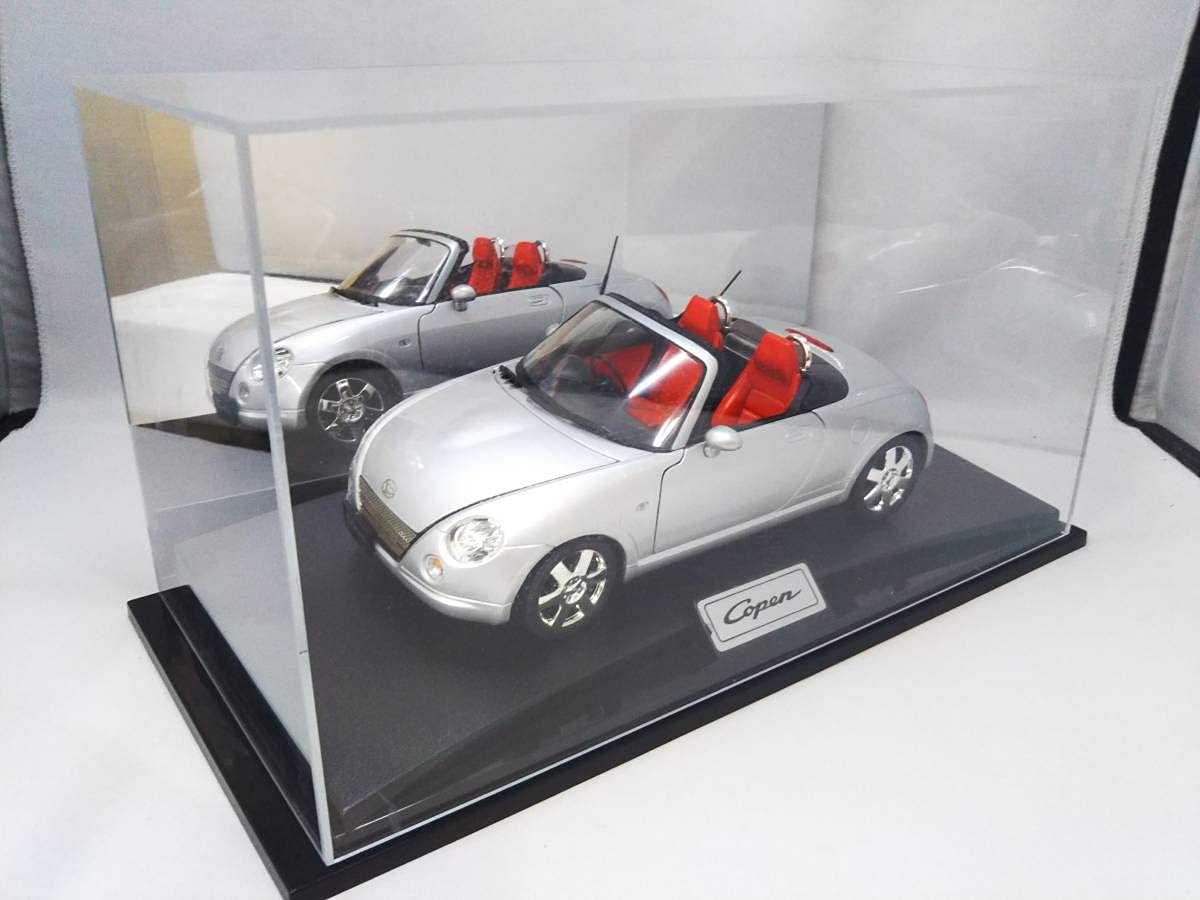 Amazon | ミニカー 1/18 ダイハツ コペン (シルバー) ディーラー成約