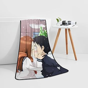 Amazon｜バスタオル からかい上手の高木さん 高木 西片 アニメ柄