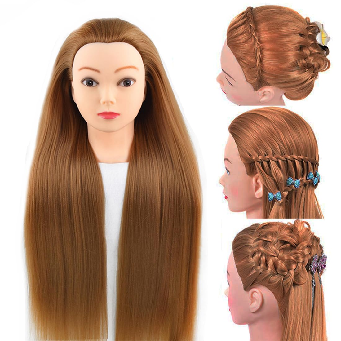 Amazon.co.jp: LDHAIRLD マネキンヘッドロングタイプヘアスタイル