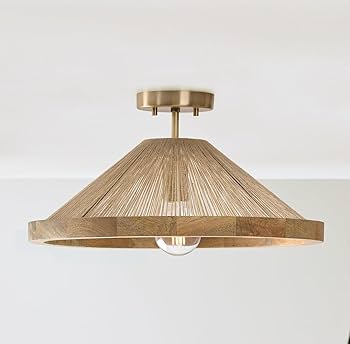 Amazon.com: Capital Lighting 252811MA Maya Modern Mango Wood and