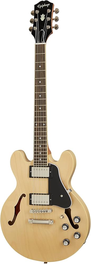 Amazon.com: Epiphone ES339 Semi Hollowbody, Natural : Musical