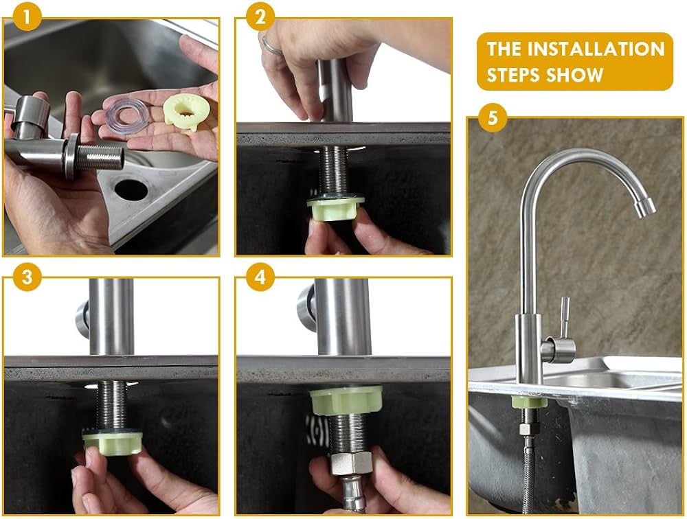 Amazon | 【Lansing store】キッチン用水栓 洗面用 シングルレバー 単