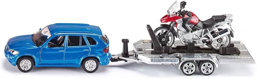 Amazon | ジク (SIKU) BMW X5 バイク用トレーラー付き 1/55 SK2547