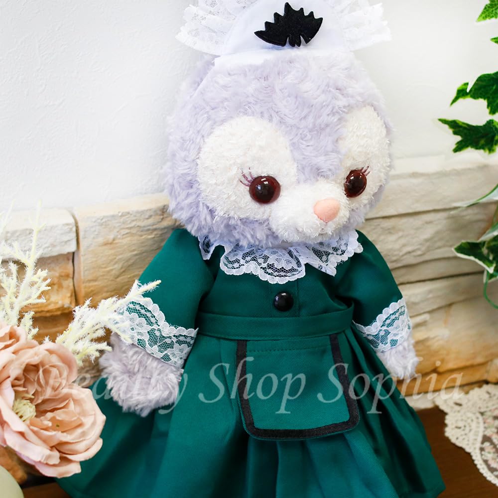 Amazon.co.jp: ステラルー用 メイド服 コスチューム 服 グリーン 単品