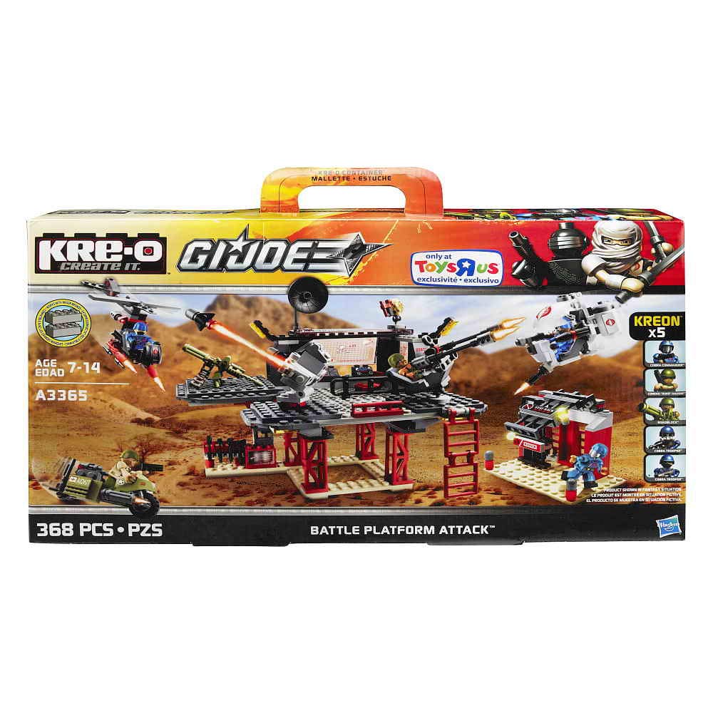 Amazon.com: Hasbro GI Joe Battle Platform Attack A3365 - 368pc Set