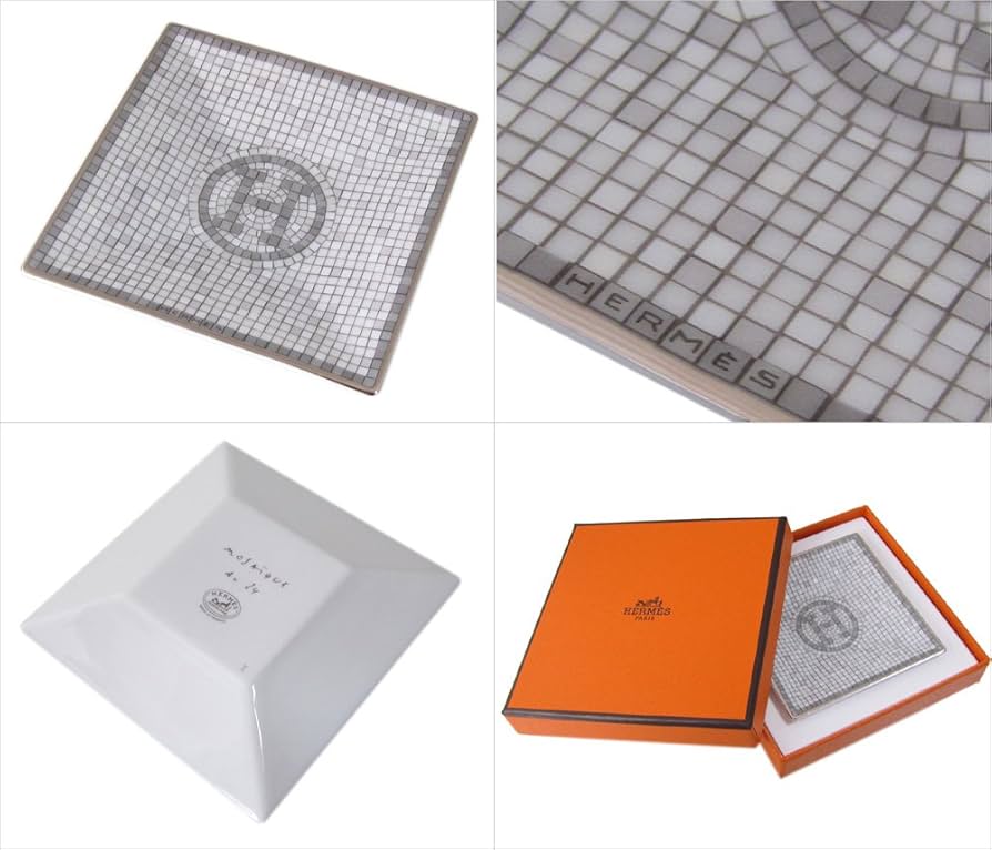 Amazon.co.jp: エルメス HERMES モザイク ヴァンキャトル プラチナ 7cm