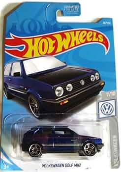Amazon | Hot Wheels 2019 Volkswagen Series 7/10 - Dark Blue