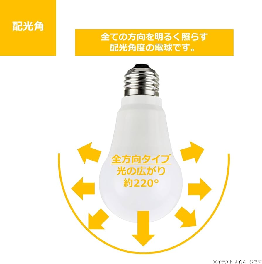 Amazon | 東芝(TOSHIBA) LED電球 100W相当 全方向 昼白色 E26口金 1P