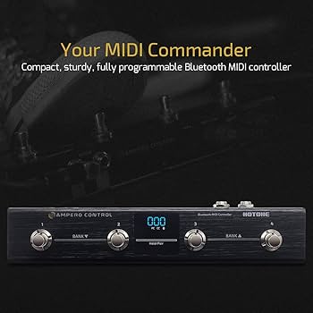 Amazon.com: HOTONE MIDI Foot Controller Pedal Bluetooth Ampero