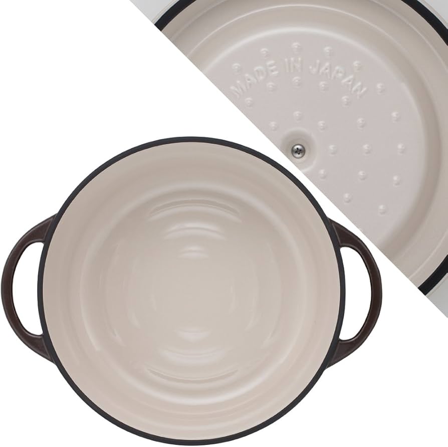 Amazon｜バーミキュラ 鋳物ホーロー鍋 26cm パールブラウン 無水調理