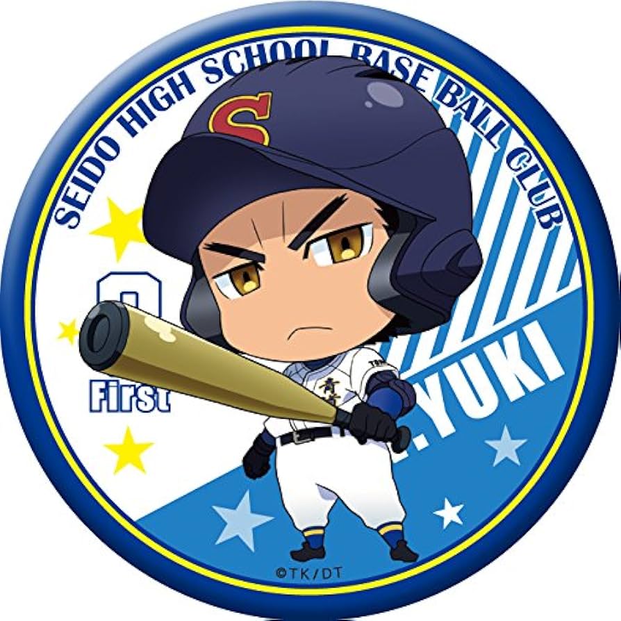 Amazon | ダイヤのA 缶バッジ 結城哲也 | バッジ | おもちゃ