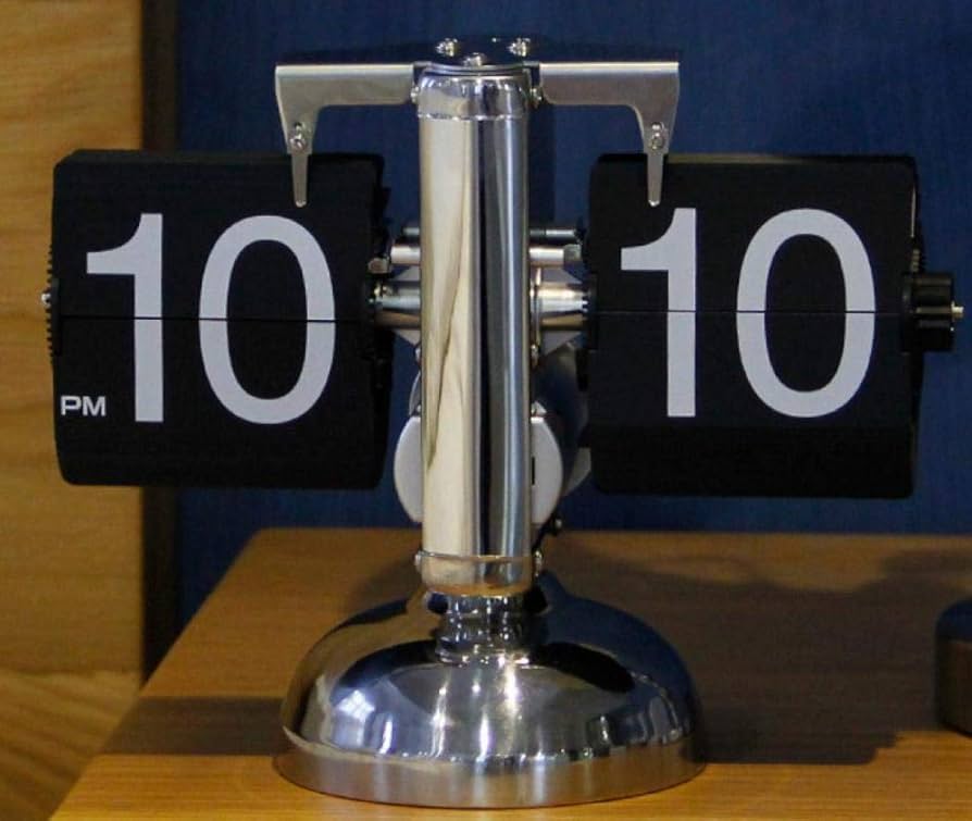 Amazon.co.jp: 置き時計 レトロ パタパタ時計 おしゃれ 入学 新築祝い