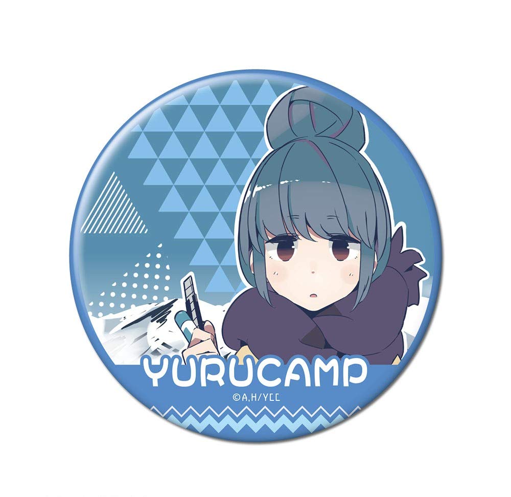 Amazon | ゆるキャン△ 缶バッジ デザイン05(志摩リン/B) | バッジ