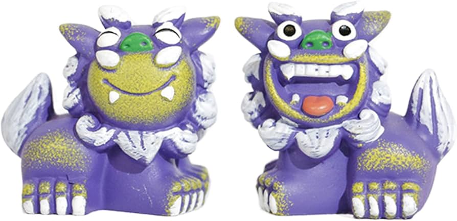 Amazon.co.jp: OBOROZUKI シーサー 置物 オブジェ インテリア 雑貨