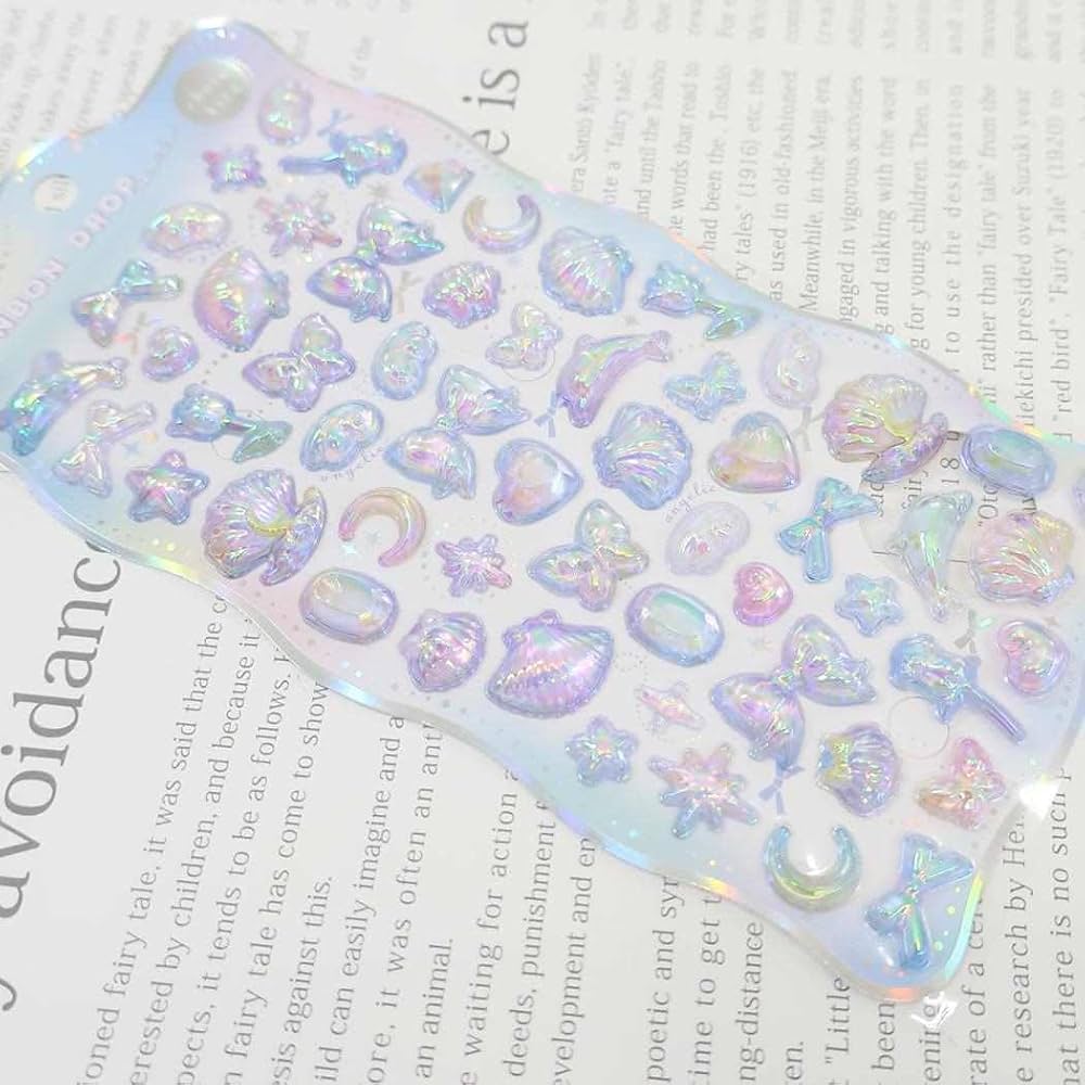 Amazon | クーリア シール ボンボンドロップシール（オーロラ