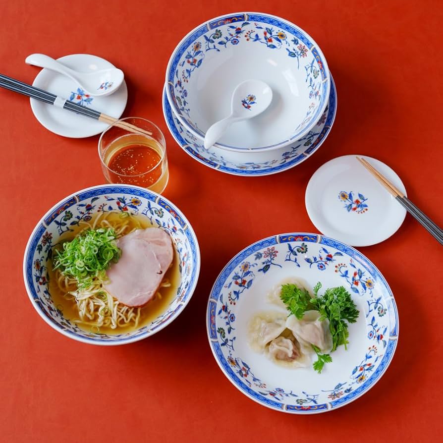 Amazon.co.jp: NARUMI(ナルミ) 食器セット 青花 ブルー 花柄 2人用 8