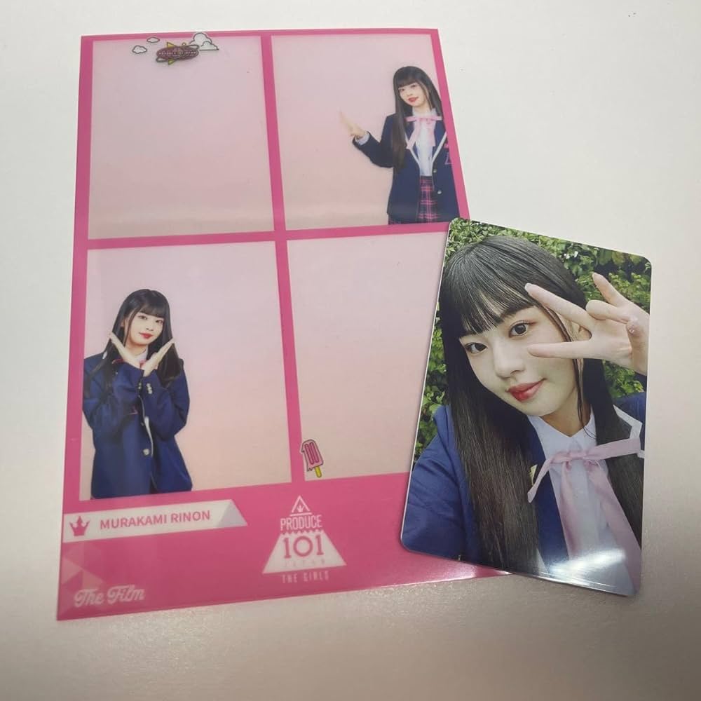 Amazon | 日プ 村上璃杏 IDカード 半透明プリクラ | 名札・ホルダー