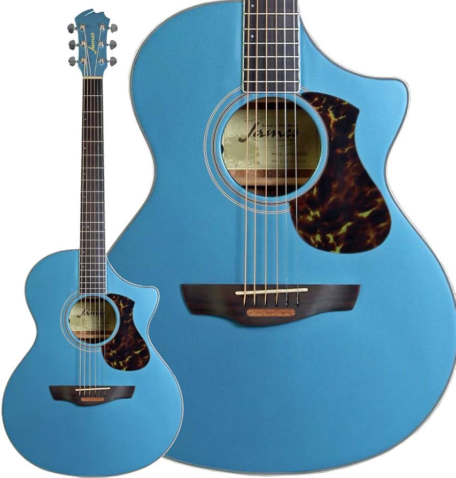 Amazon | James J-400AC CBU エレアコギター コバルトブルー