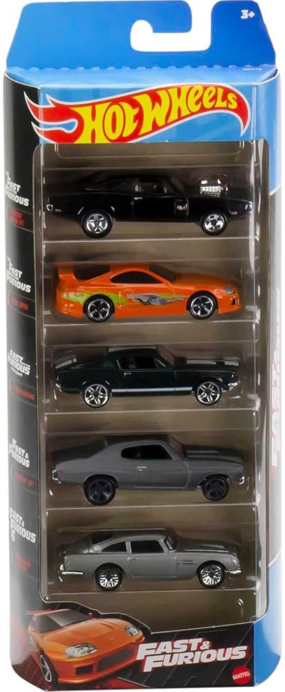 Amazon.com: Hot Wheels Toy Cars 5-Pack, Set of 5 Fast & Furious