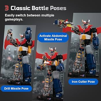 Amazon.com: PANTASY Mazinger Z Mech Robot Building Block Set
