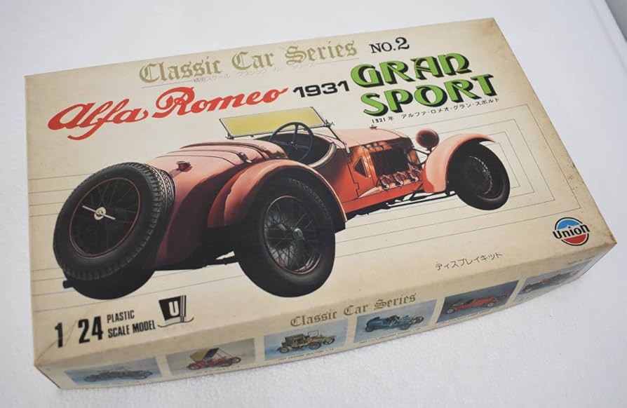 Amazon.co.jp: ユニオンプラモデル alfa Romeo 1931 GRAN SPORT 1/24